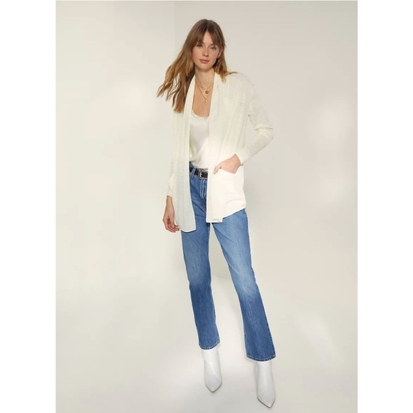 Wilfred | Flaubert Cardigan Sweater Cream White Size Small Aritzia - Picture 4 of 8